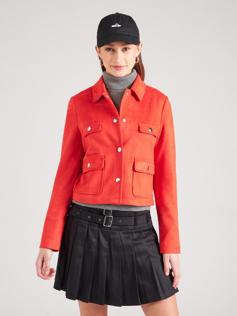 Sinned X About You Chaqueta De Entretiempo 'VMJOSESHEILA' VERO MODA En Rojo Fuego