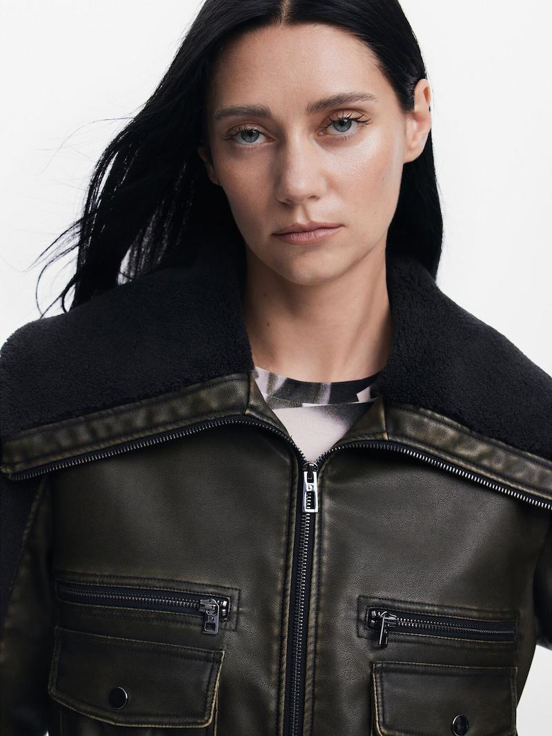 Sinned X About You Chaqueta De Invierno Desigual En Negro