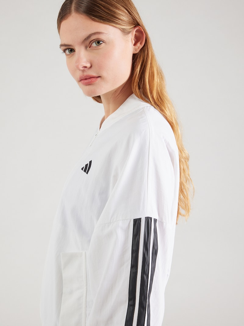 Sinned X About You Chaqueta Deportiva ADIDAS SPORTSWEAR En Blanco