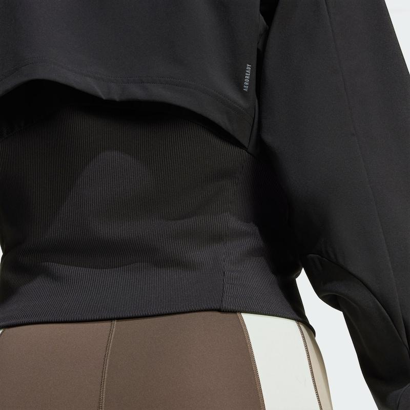 Sinned X About You Chaqueta Deportiva 'D4T' ADIDAS PERFORMANCE En Negro