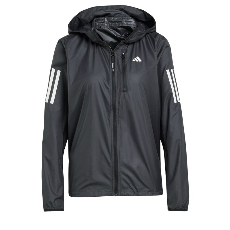 sinned x about you Chaqueta deportiva 'Own The Run' ADIDAS PERFORMANCE en Negro