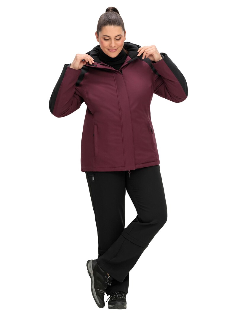 Sinned X About You Chaqueta Funcional SHEEGO En Burdeos