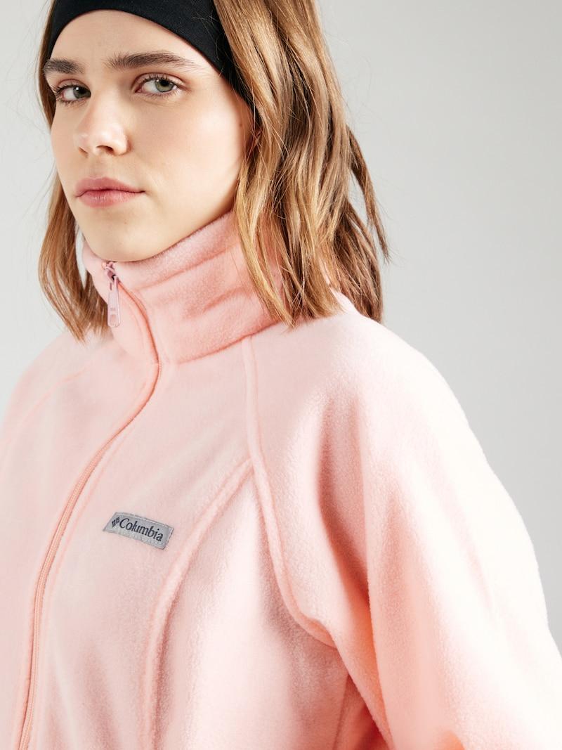 Sinned X About You Chaqueta Polar Funcional 'Benton' COLUMBIA En Rojo Pastel