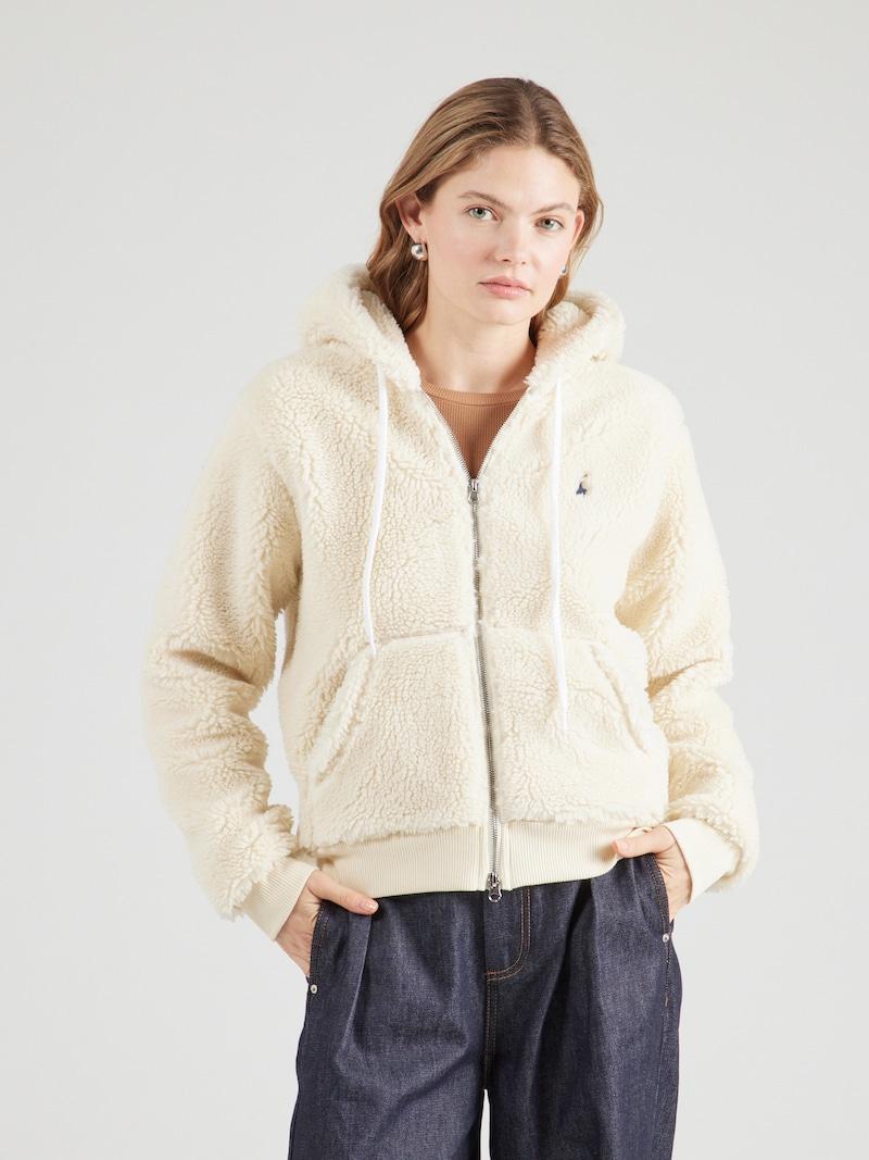 Sinned X About You Chaqueta Polar Polo Ralph Lauren En Crema