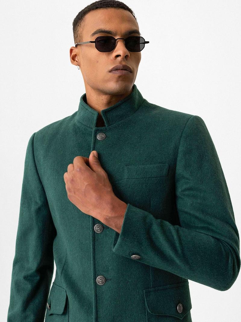 Sinned X About You Chaqueta Tradicional 'Harare' Antioch En Verde Verde Oscuro