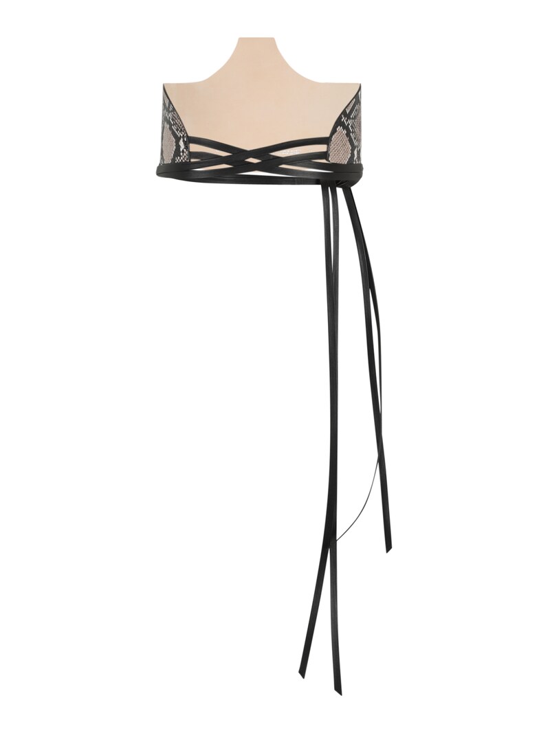 Sinned X About You Cinturón 'OBI' IRO En Camelo Beige Oscuro