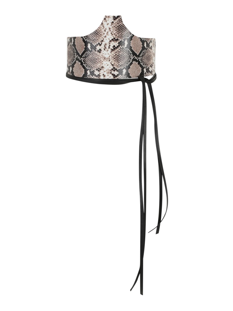 sinned x about you Cinturón 'OBI' IRO en Camelo Beige Oscuro