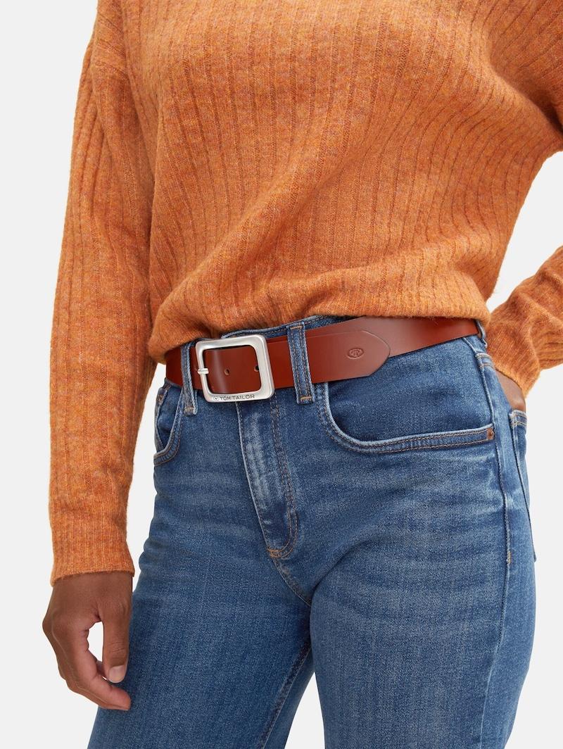 Sinned X About You Cinturón TOM TAILOR En Marrón Castaño