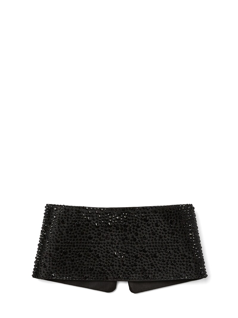 sinned x about you Cuello 'RHINESTONE' Karl Lagerfeld en Negro