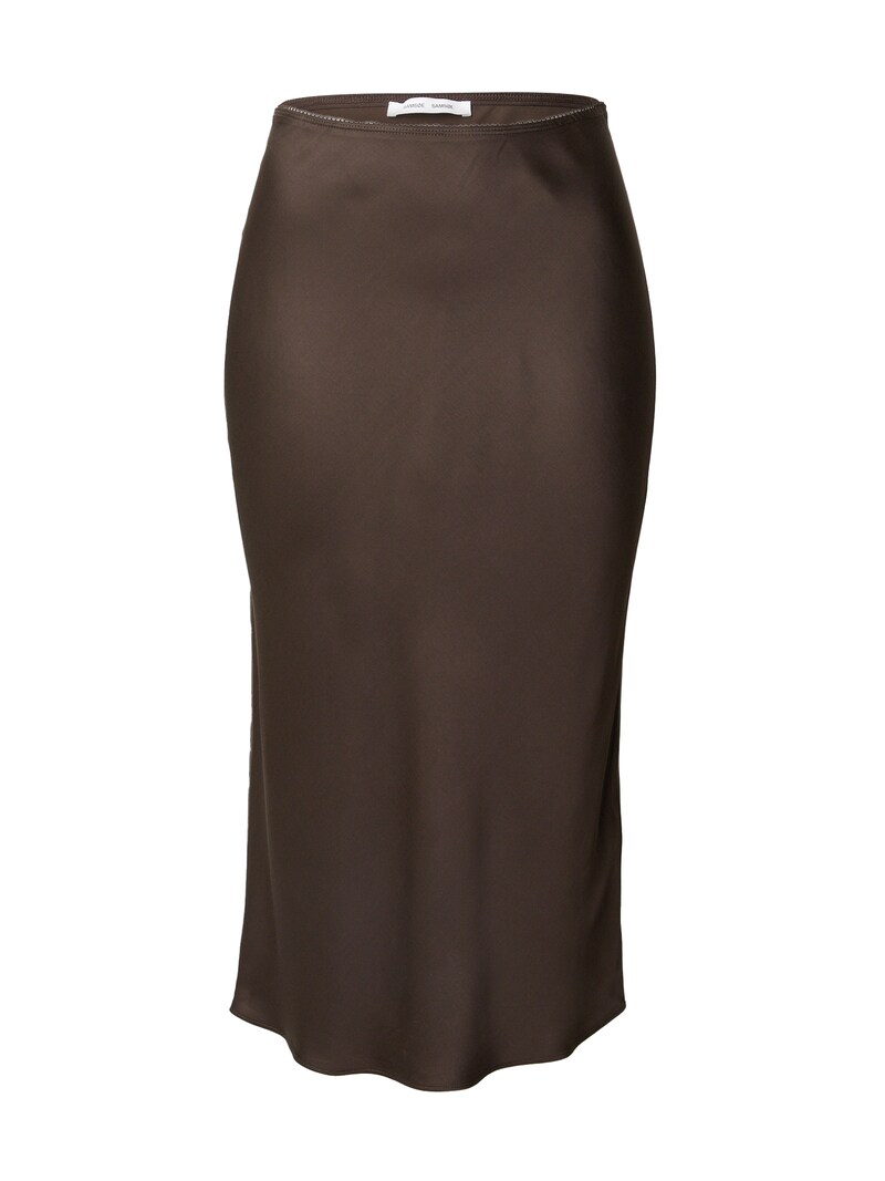 Sinned X About You Falda 'Agneta' Samsøe Samsøe En Chocolate