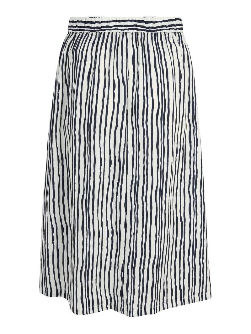 Sinned X About You Falda 'Dakota' Guido Maria Kretschmer Curvy En Navy Blanco