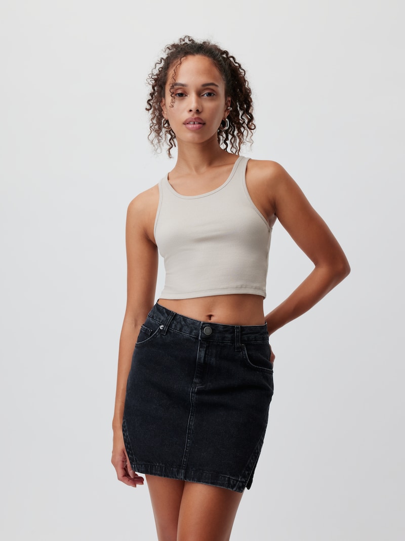 Sinned X About You Falda 'Daphne' LeGer By Lena Gercke En Negro Denim