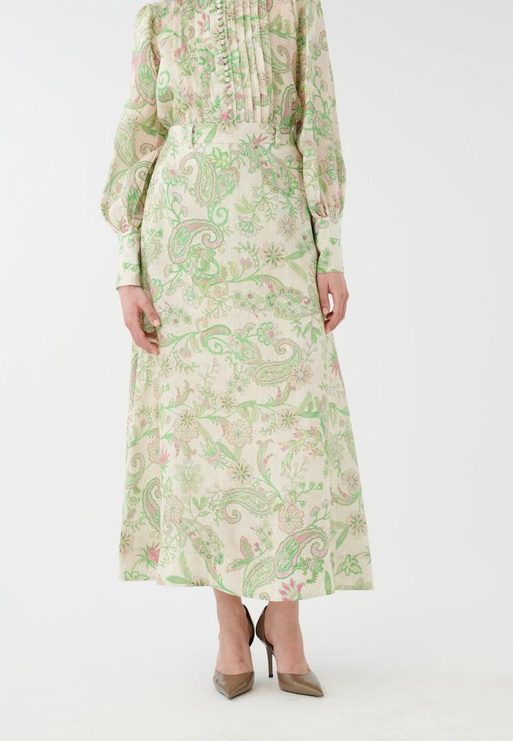 Sinned X About You Falda Dea Kudibal En Verde Moteado