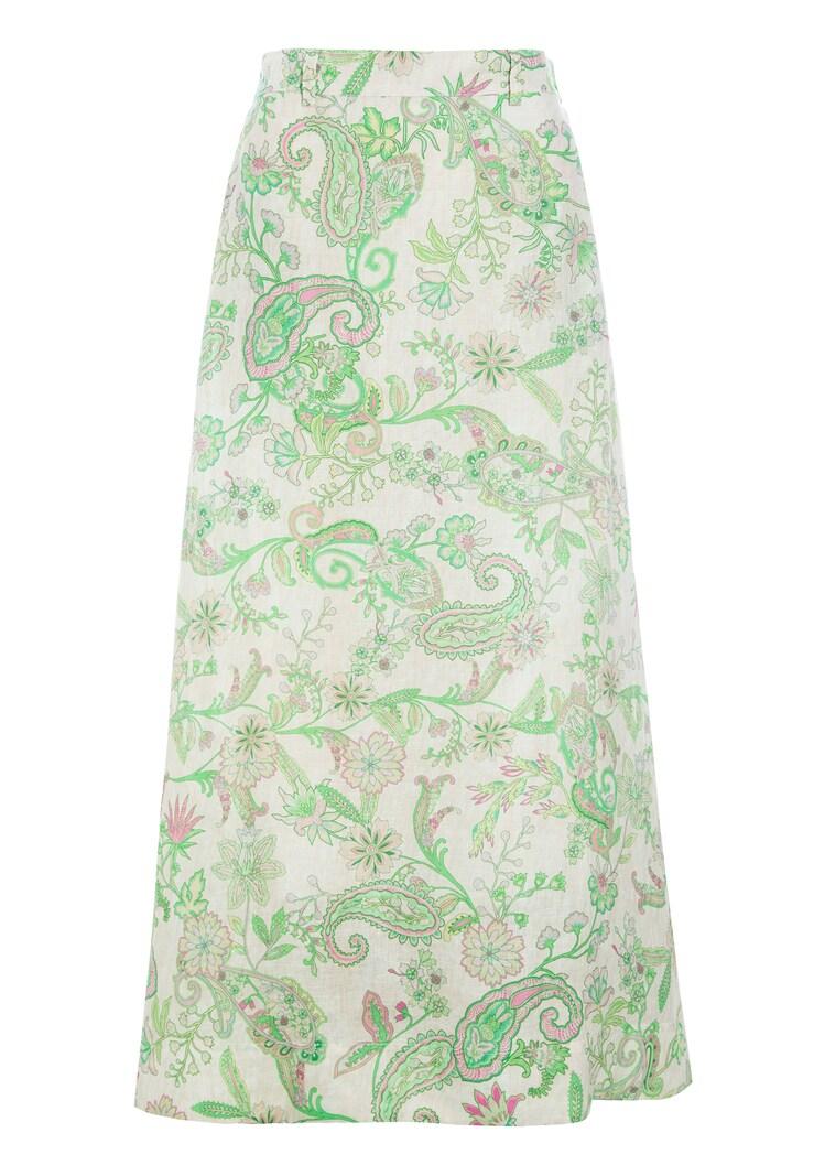 sinned x about you Falda Dea Kudibal en Verde Moteado