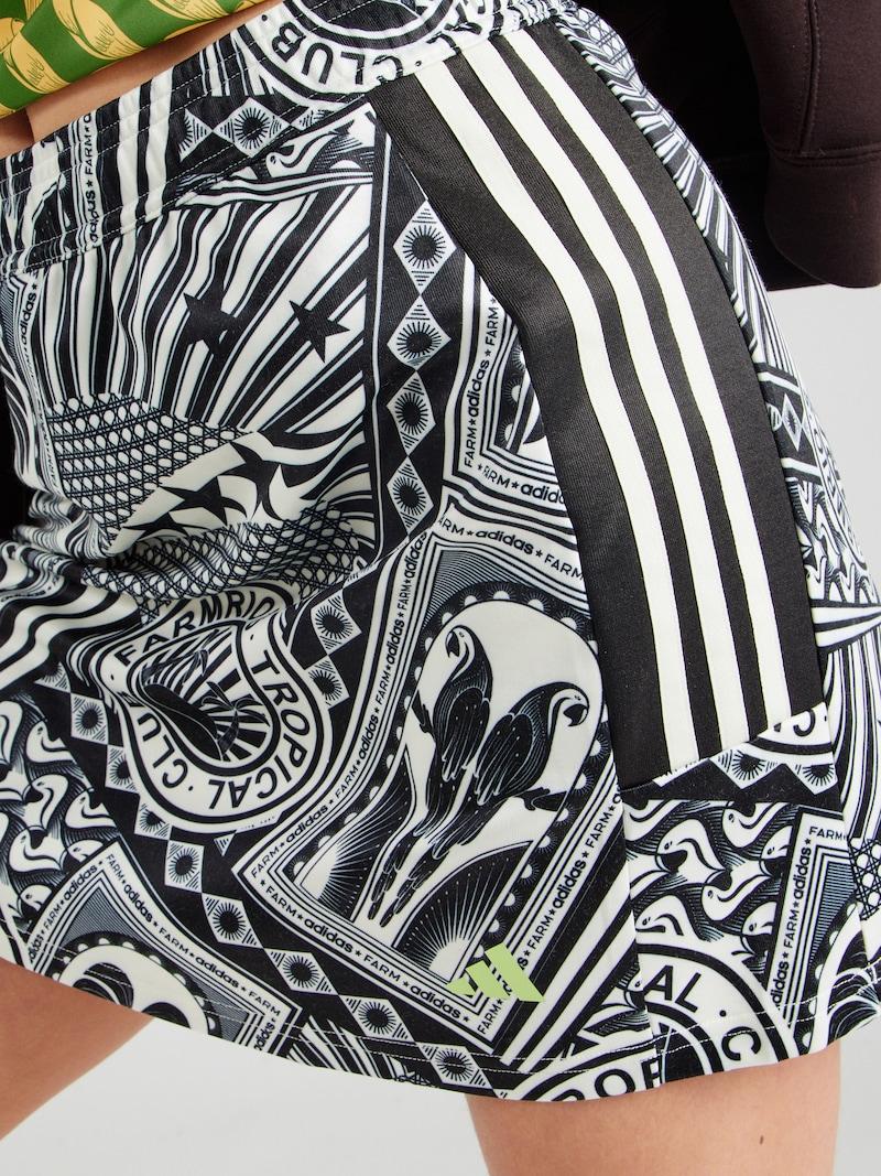 Sinned X About You Falda Deportiva 'FARM' ADIDAS SPORTSWEAR En Blanco