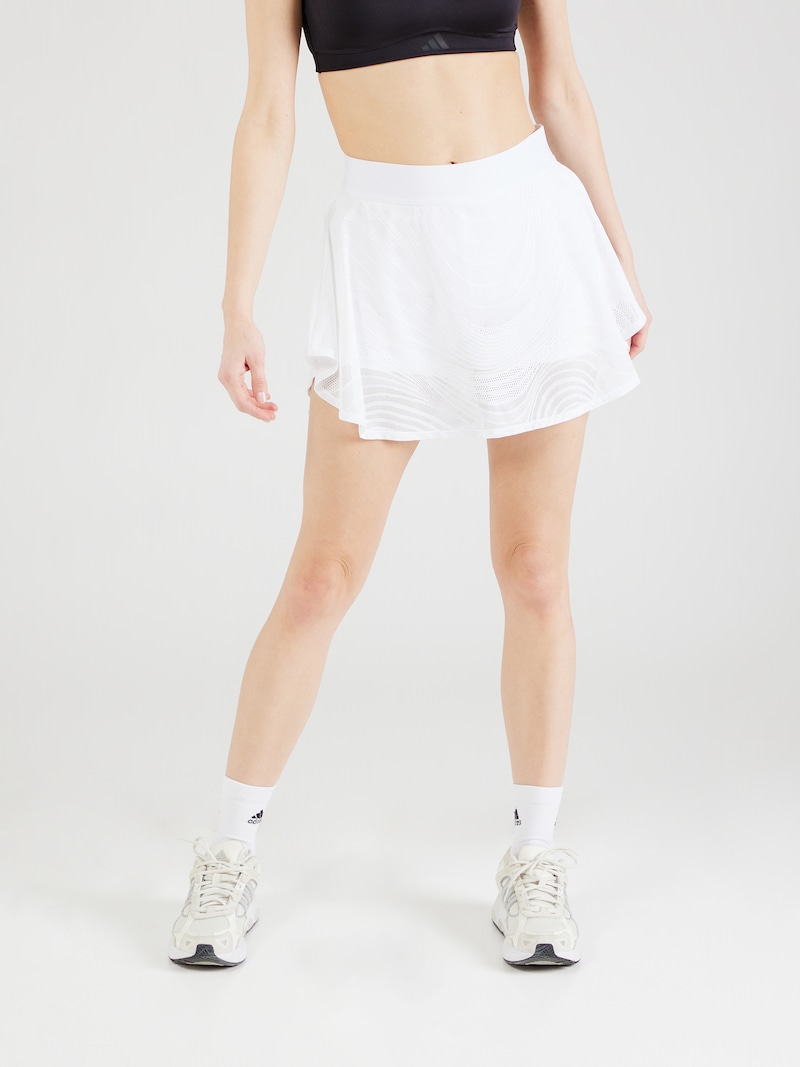 Sinned X About You Falda Deportiva 'PRO' ADIDAS PERFORMANCE En Blanco