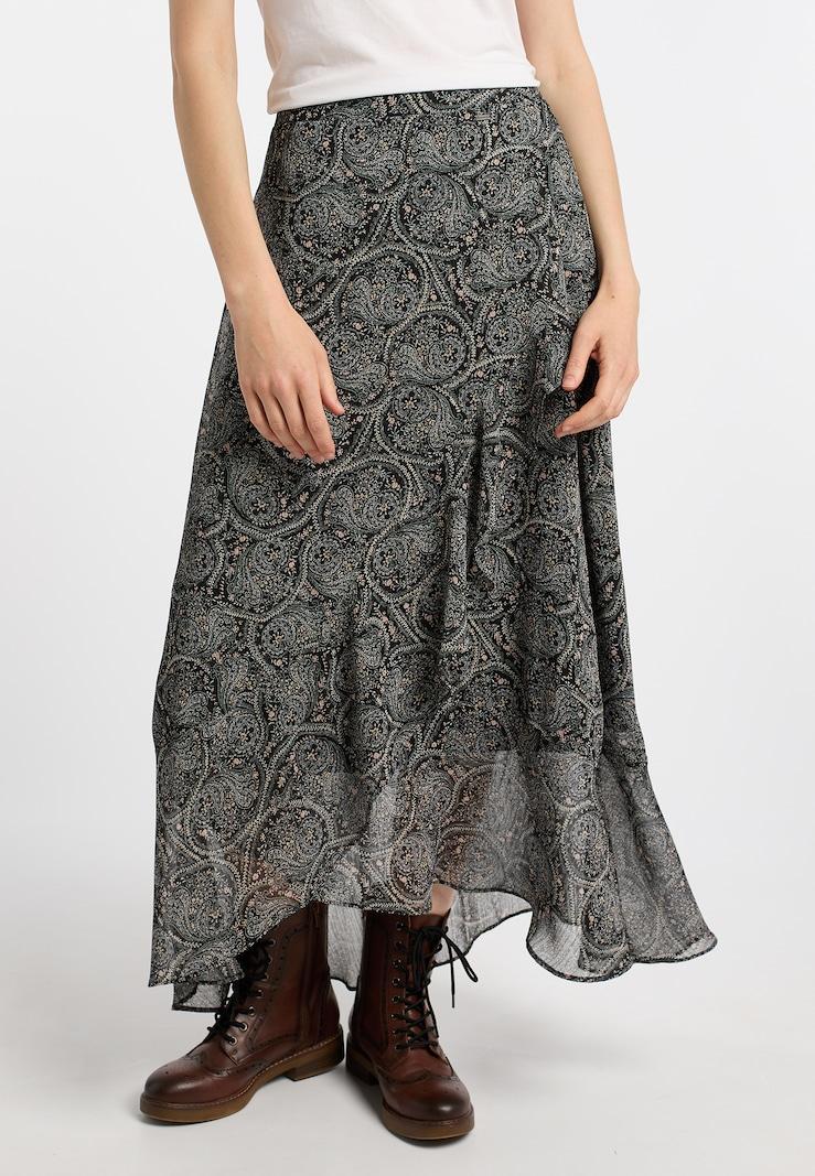 Sinned X About You Falda DreiMaster Vintage En Negro