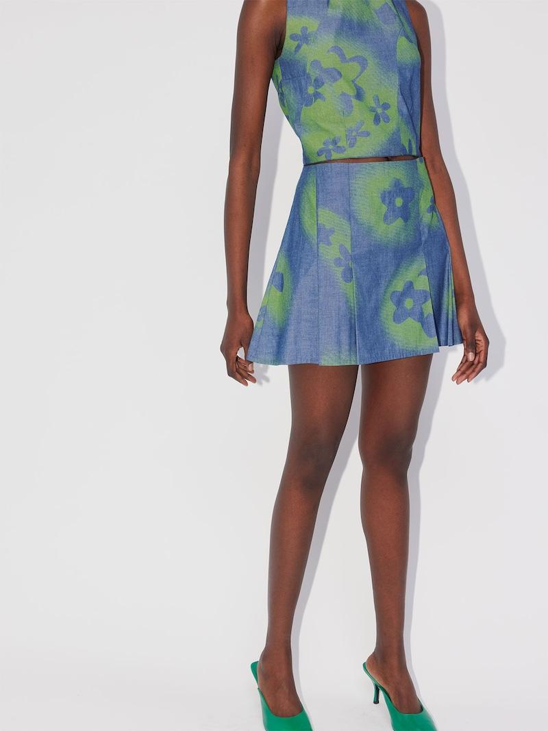 Sinned X About You Falda 'Eri' ABOUT YOU REBIRTH STUDIOS En Azul Verde