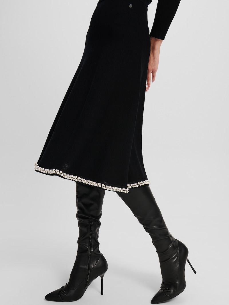 Sinned X About You Falda 'Essential' Karl Lagerfeld En Negro