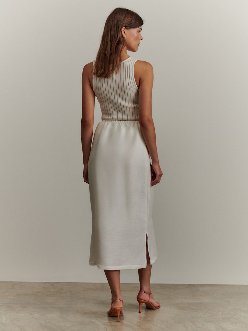 Sinned X About You Falda 'Gianna' ABOUT YOU X Marie Von Behrens En Blanco Natural