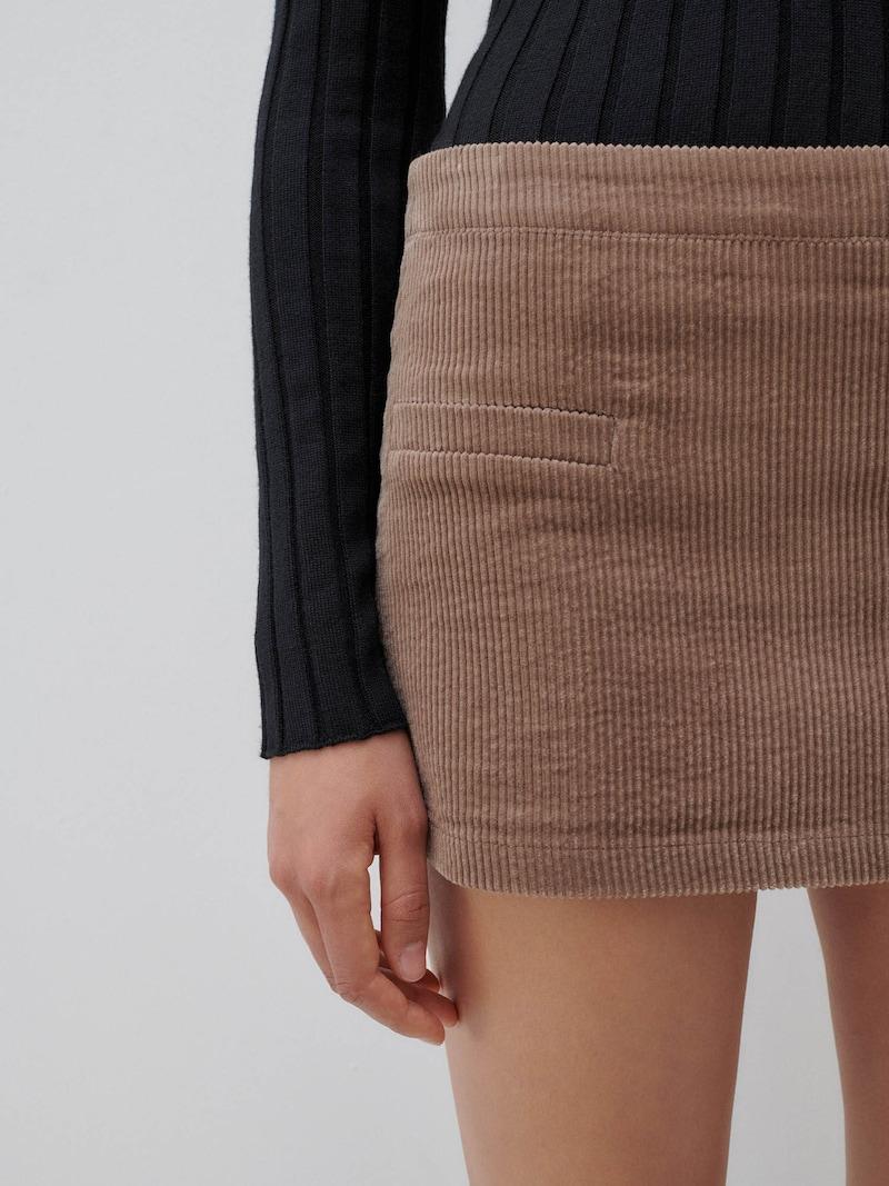 Sinned X About You Falda 'Jessa' ABOUT YOU X Marie Von Behrens En Marrón Claro