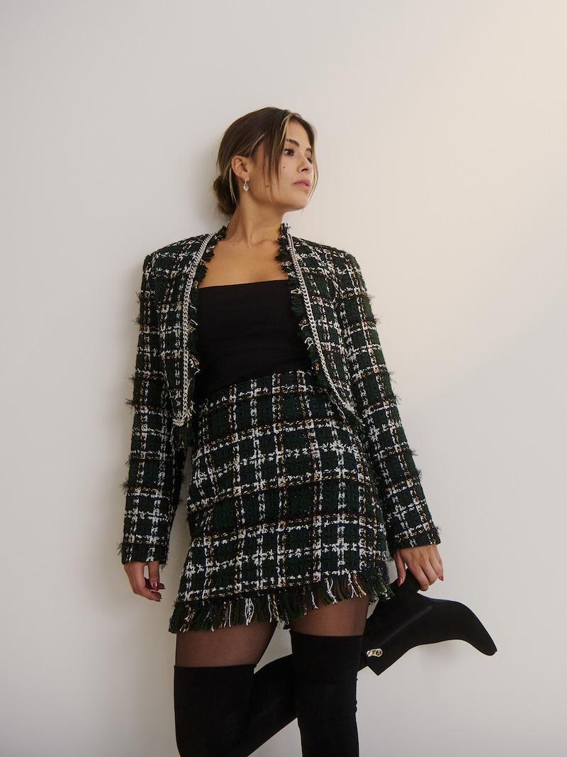 Sinned X About You Falda 'Luciana' Guido Maria Kretschmer Women En Petróleo Esmeralda