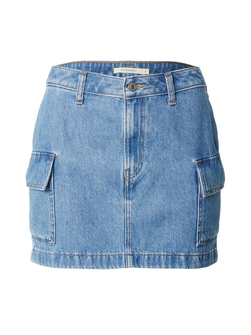 sinned x about you Falda 'Olive Night' LEVI'S ® en Azul Denim