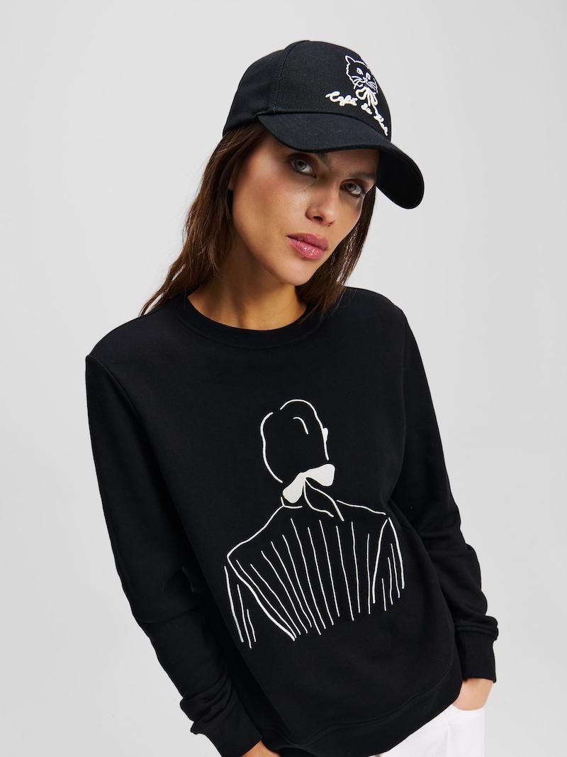 Sinned X About You Gorra ' X JORGE PARRA CHOUPETTE' Karl Lagerfeld En Negro
