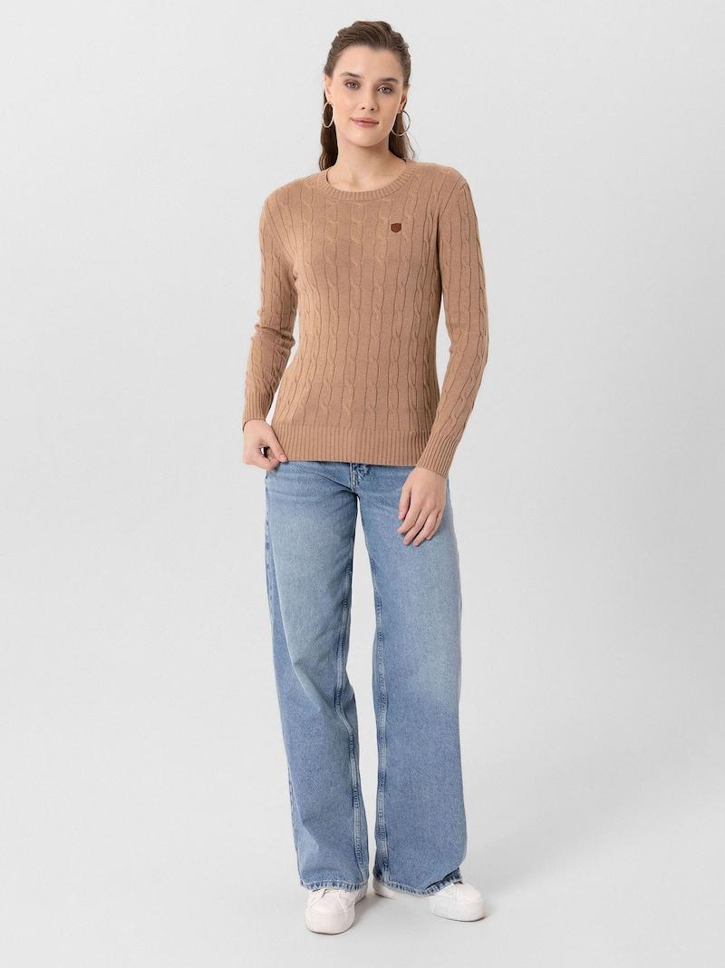 Sinned X About You Jersey 'Fuerteventura' Williot En Marrón Claro