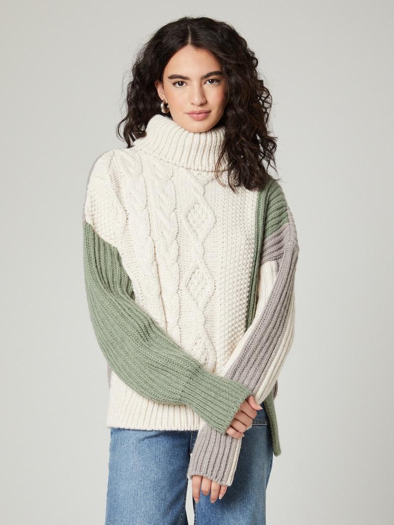 Sinned X About You Jersey Guido Maria Kretschmer Women En Crema Caqui