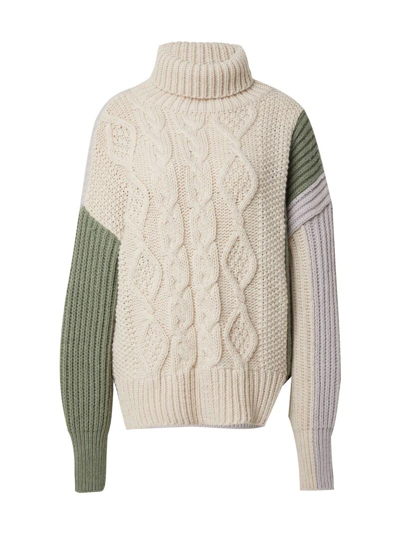 sinned x about you Jersey Guido Maria Kretschmer Women en Crema Caqui