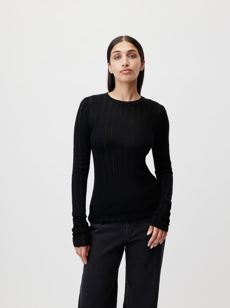 Sinned X About You Jersey 'Ledora' LeGer By Lena Gercke En Negro