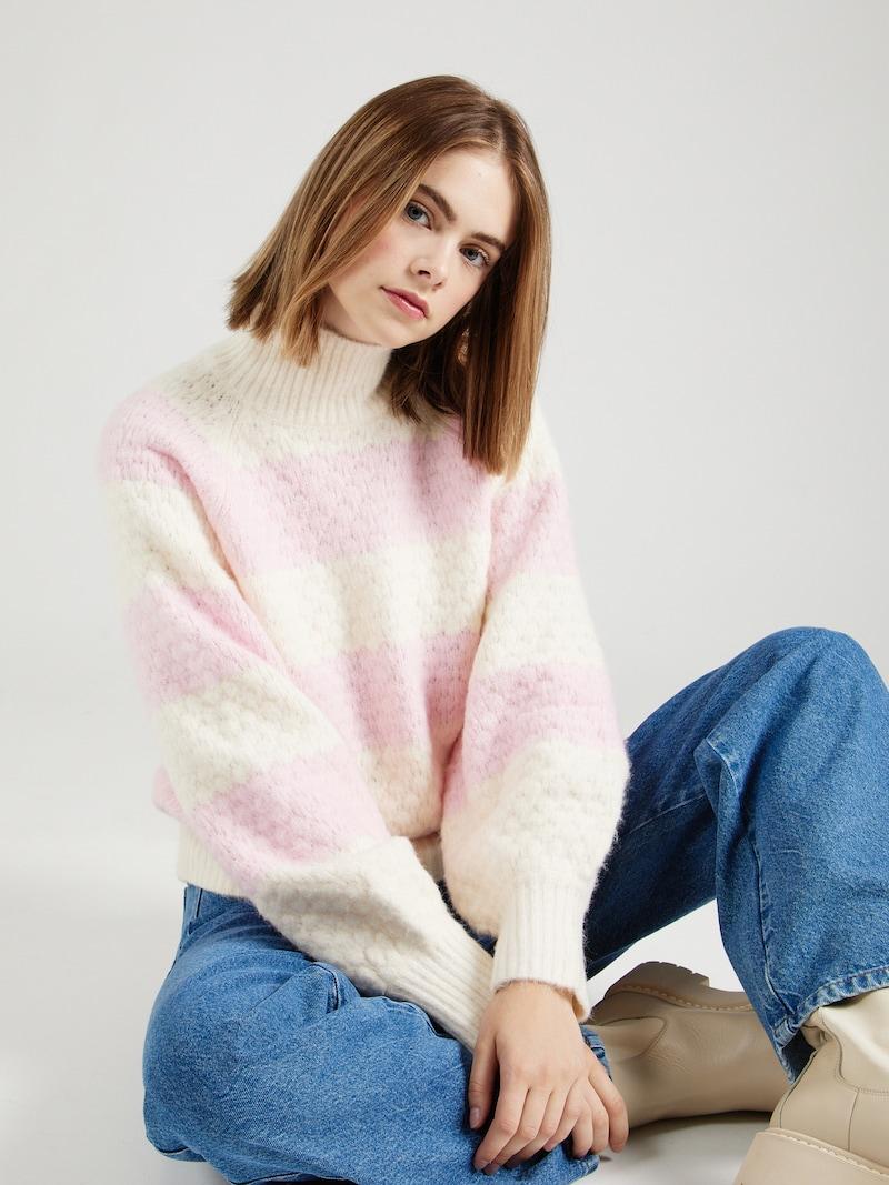 Sinned X About You Jersey 'Mulled Wine' Florence By Mills Exclusive For ABOUT YOU En Rosa Claro Blanco Lana