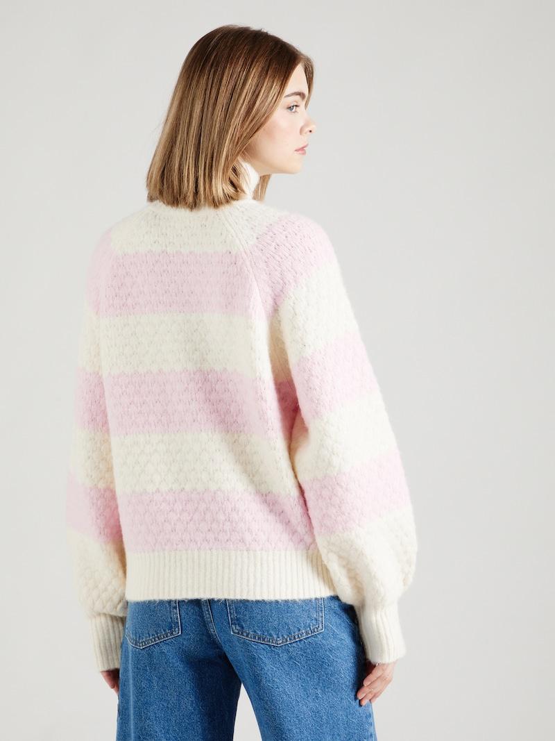 Sinned X About You Jersey 'Mulled Wine' Florence By Mills Exclusive For ABOUT YOU En Rosa Claro Blanco Lana