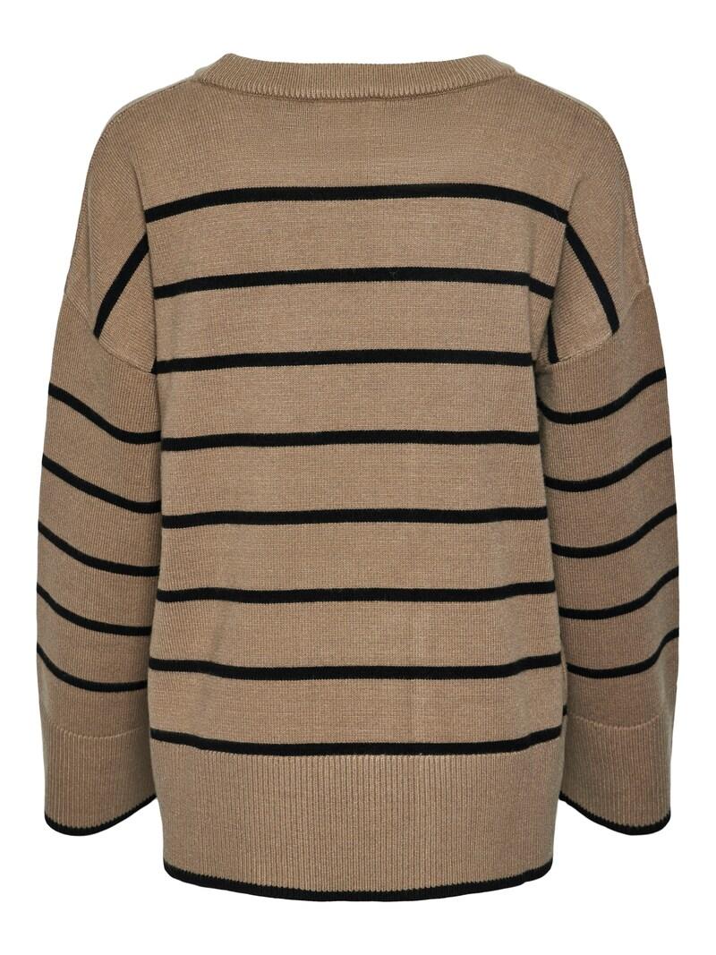 Sinned X About You Jersey 'PCMATHILDE' PIECES En Taupe