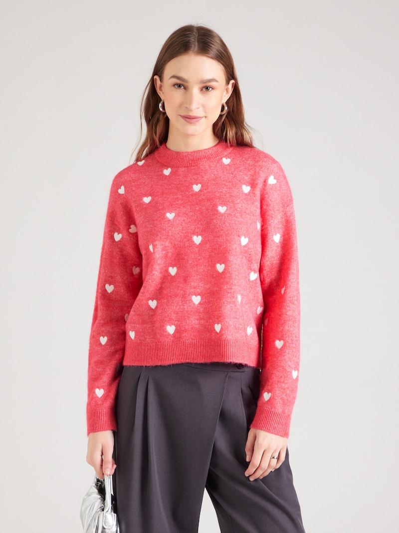 Sinned X About You Jersey 'PCPAYA' PIECES En Rojo Moteado