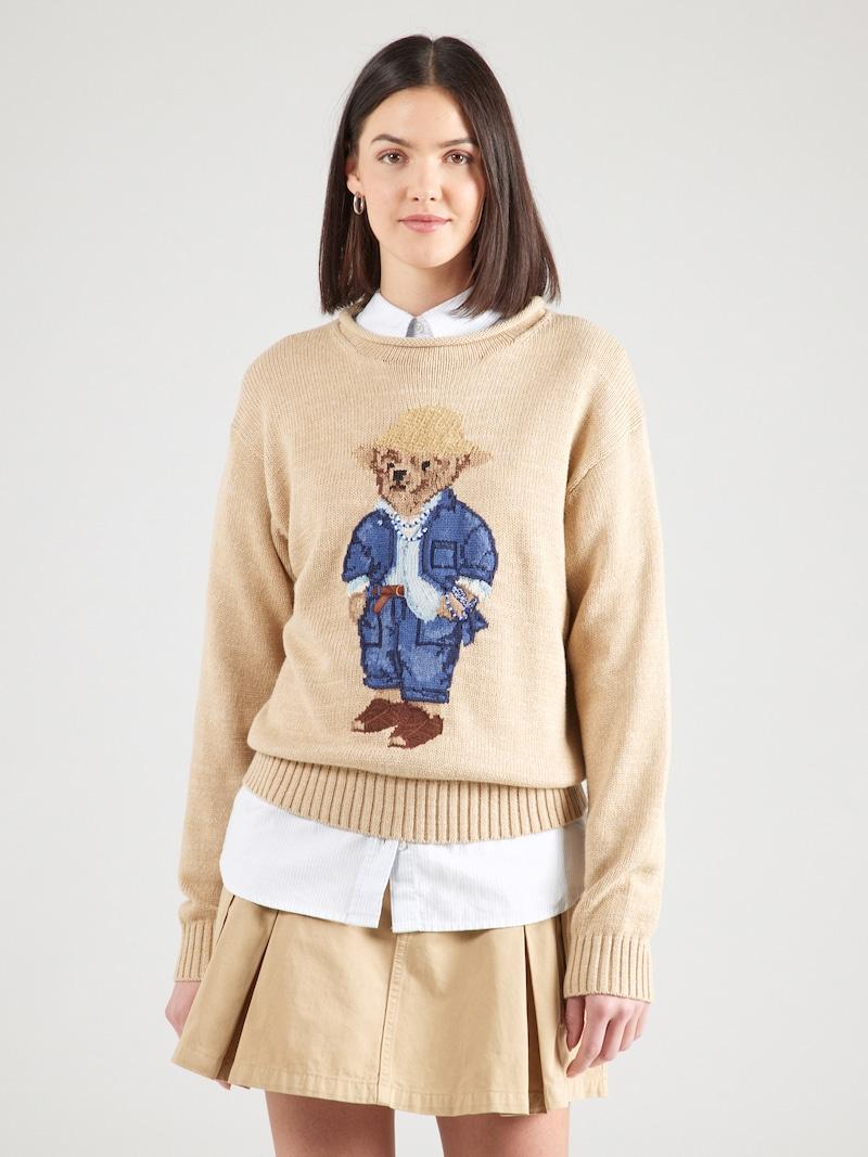 Sinned X About You Jersey Polo Ralph Lauren En Capuchino Marrón Oscuro