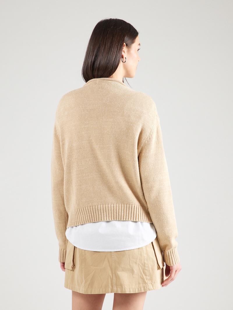 Sinned X About You Jersey Polo Ralph Lauren En Capuchino Marrón Oscuro