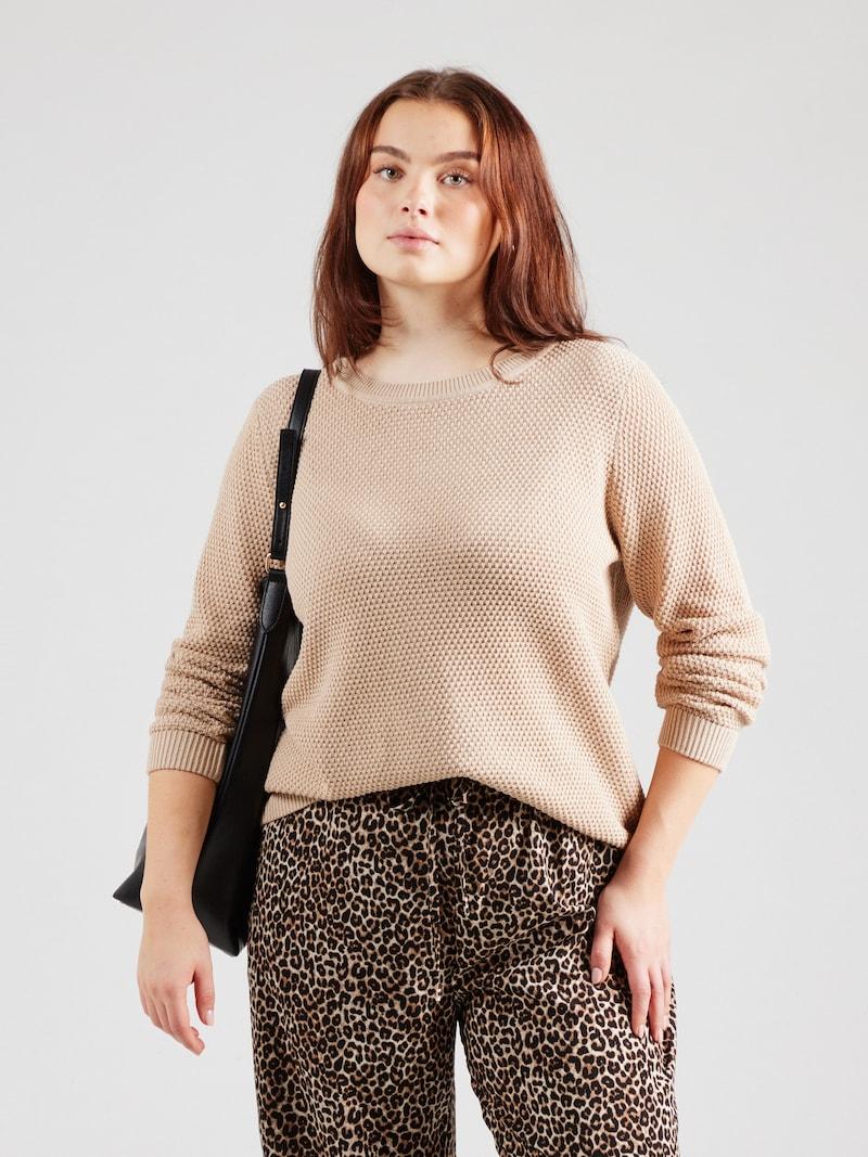 Sinned X About You Jersey 'VIDALO' VILA En Beige Claro