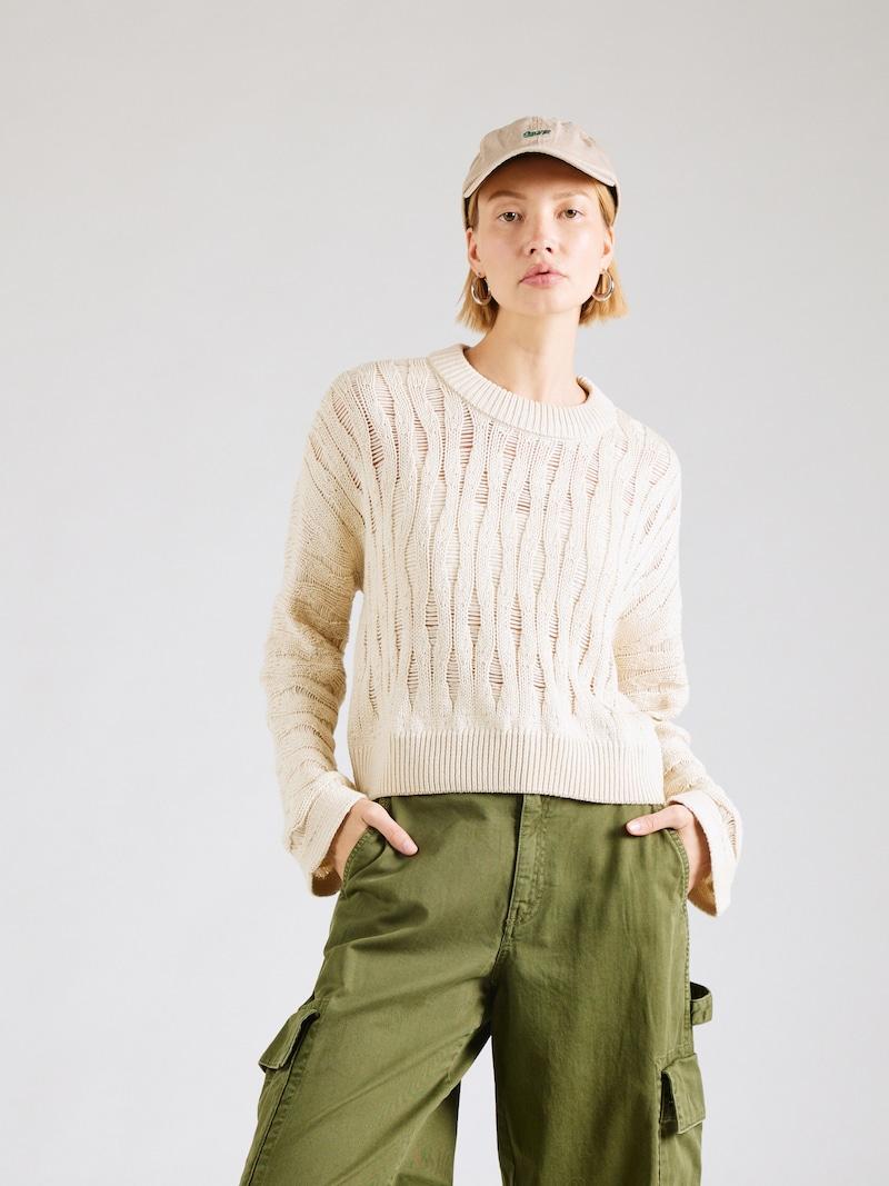 Sinned X About You Jersey 'VMNEW TORN' VERO MODA En Crema