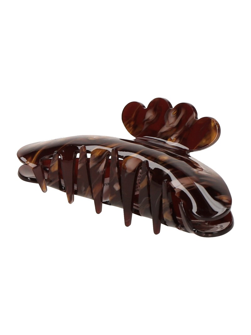 sinned x about you Joyería para el pelo 'Helle Pretty Big' SUI AVA en Cognac Brocado Marrón Oscuro