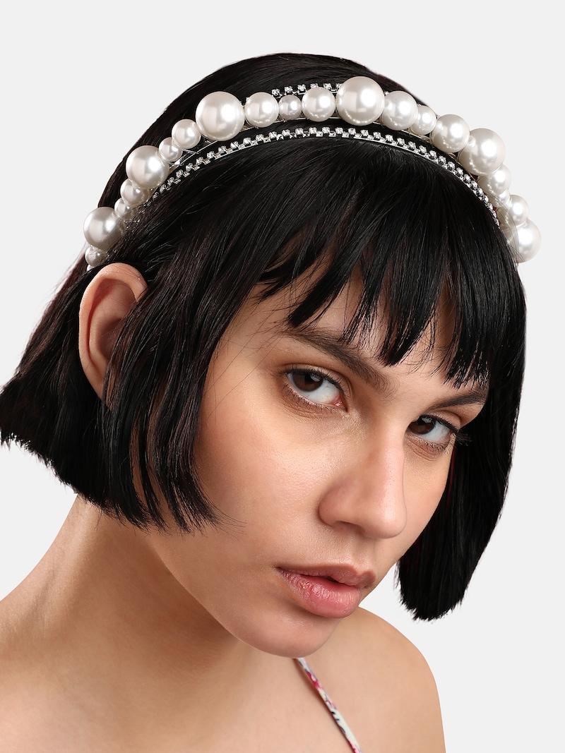 Sinned X About You Joyería Para El Pelo 'Jhumki' SOHI En Plata