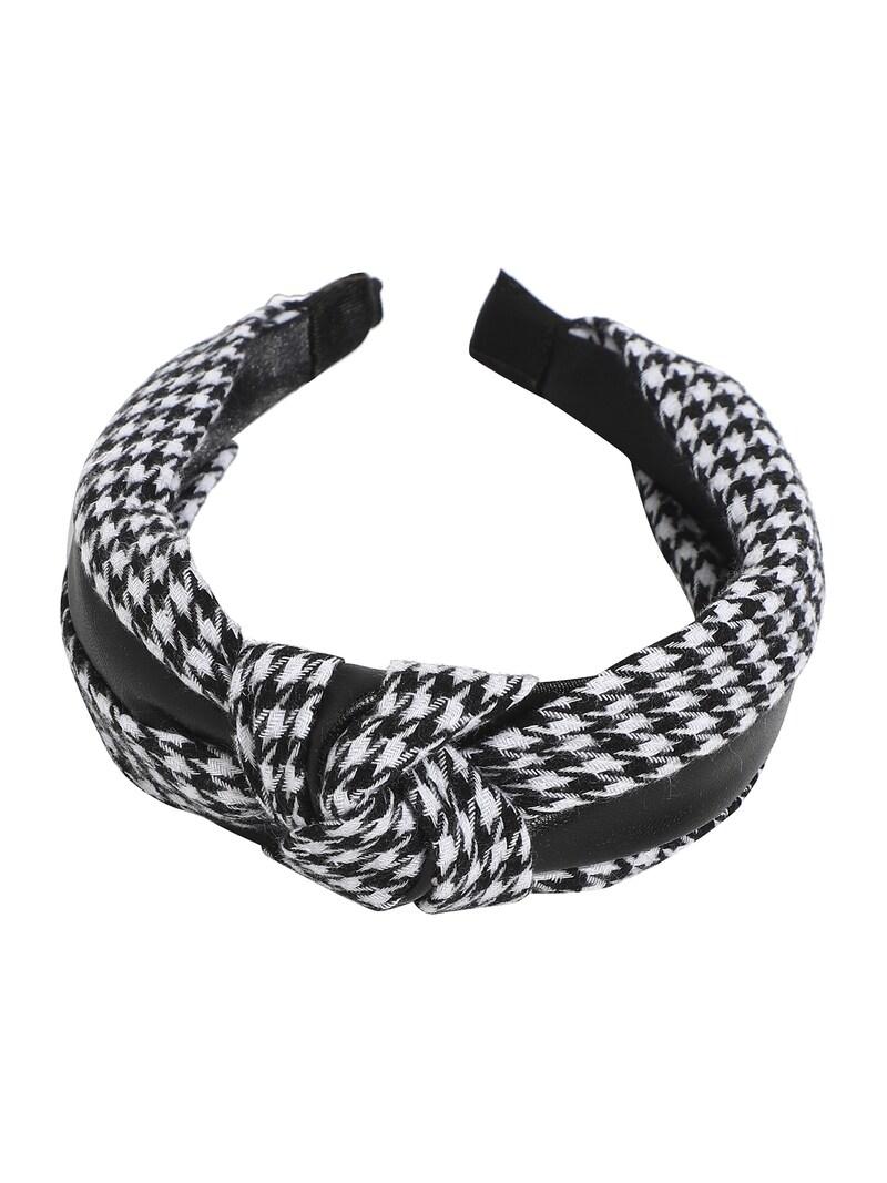 sinned x about you Joyería para el pelo 'Sunena' SOHI en Negro Blanco