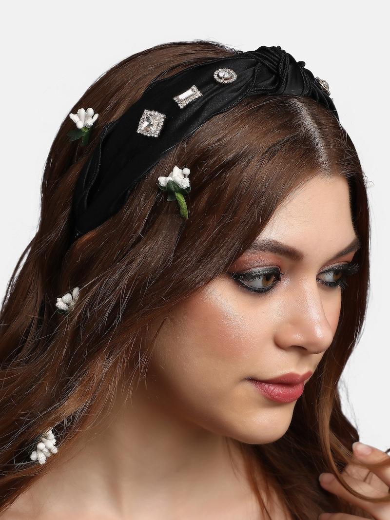 Sinned X About You Joyería Para El Pelo 'Yasoda' SOHI En Negro