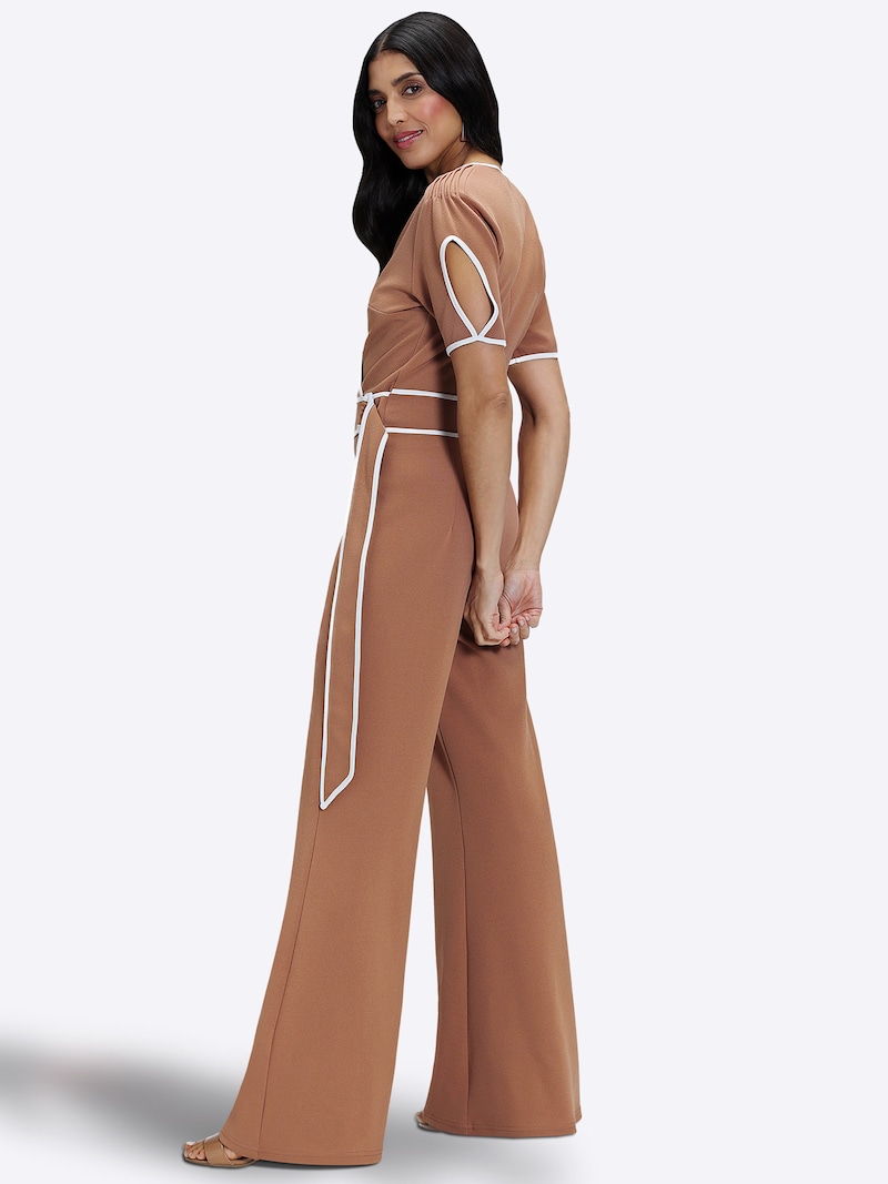 Sinned X About You Jumpsuit HotSquash En Marrón Claro