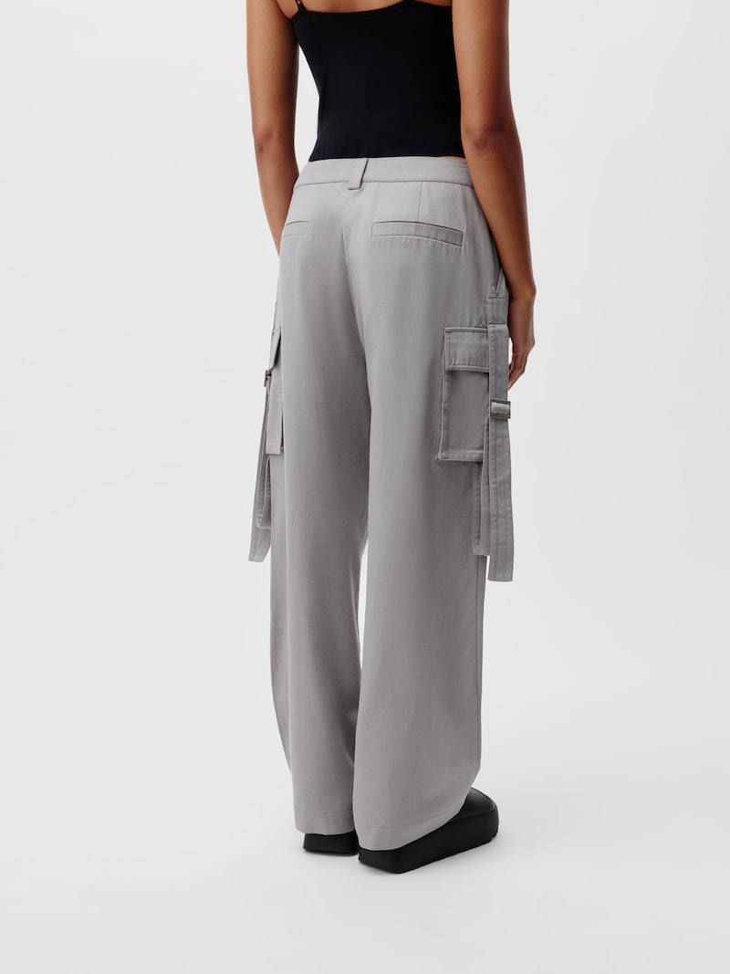 Sinned X About You Loosefit Pantalón Cargo 'Eve' LeGer By Lena Gercke En Piedra