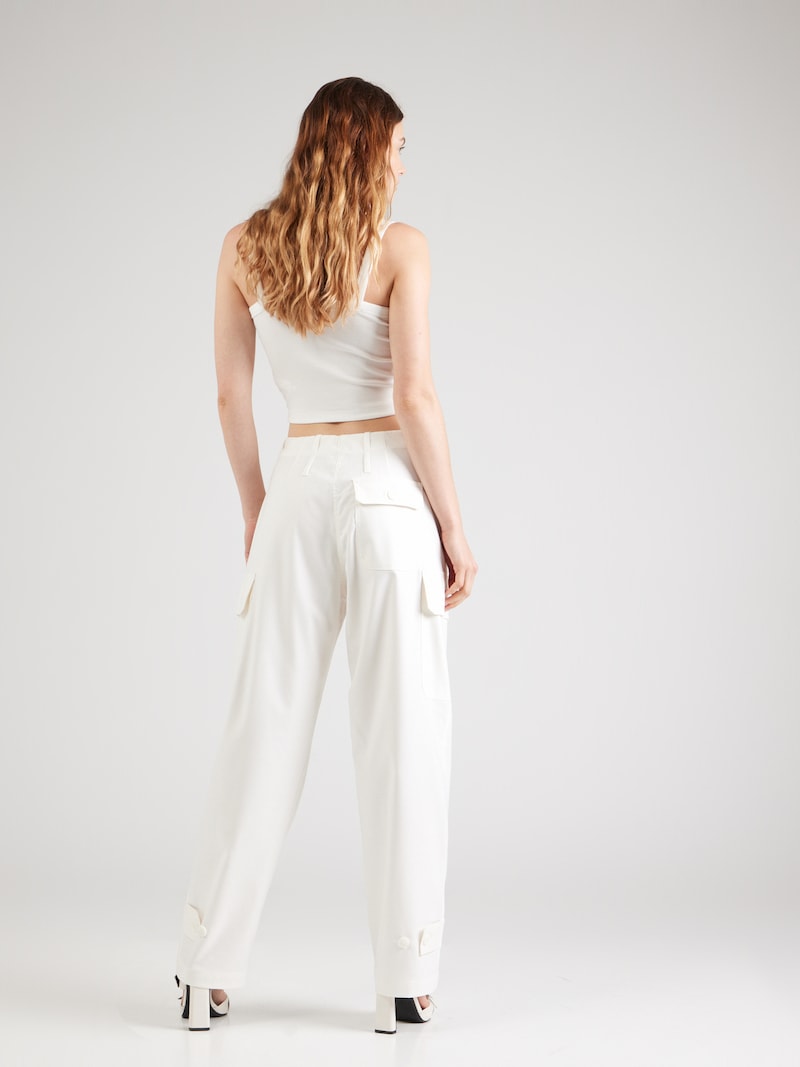 Sinned X About You Loosefit Pantalón Cargo Samsøe Samsøe En Blanco