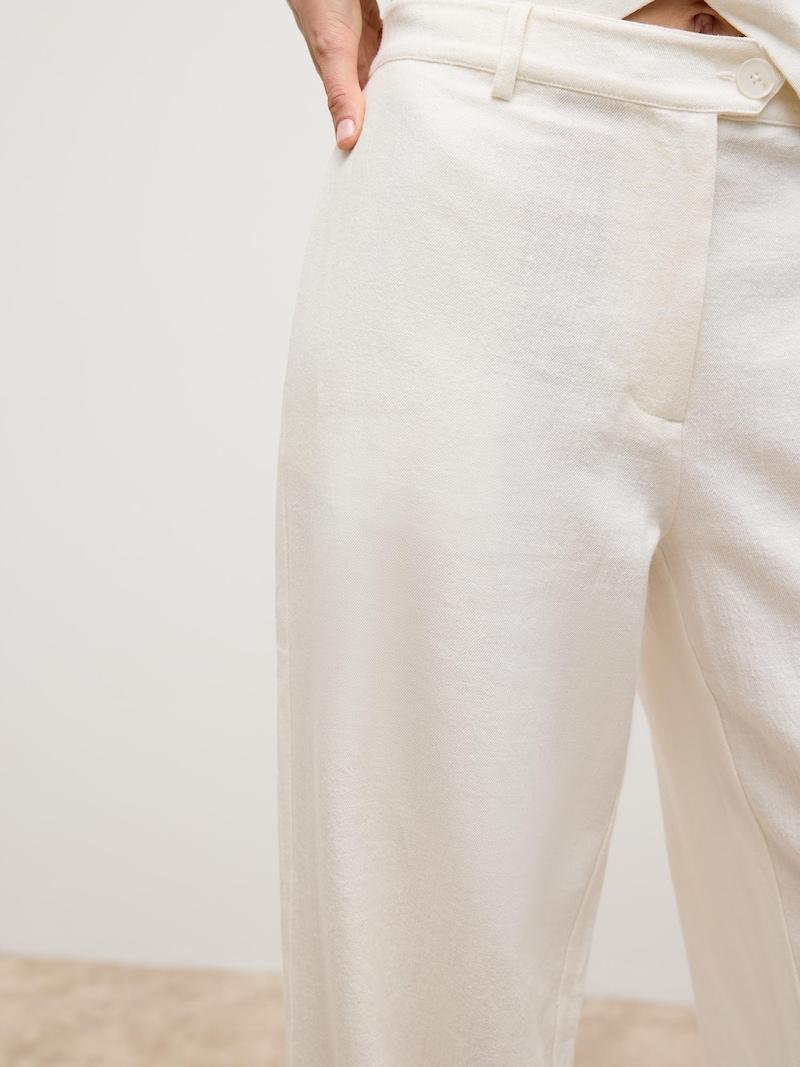 Sinned X About You Loosefit Pantalón Chino ABOUT YOU X Marie Von Behrens En Blanco