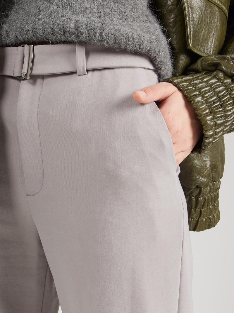 Sinned X About You Loosefit Pantalón De Pinzas 'ARGUE' DRYKORN En Gris Claro