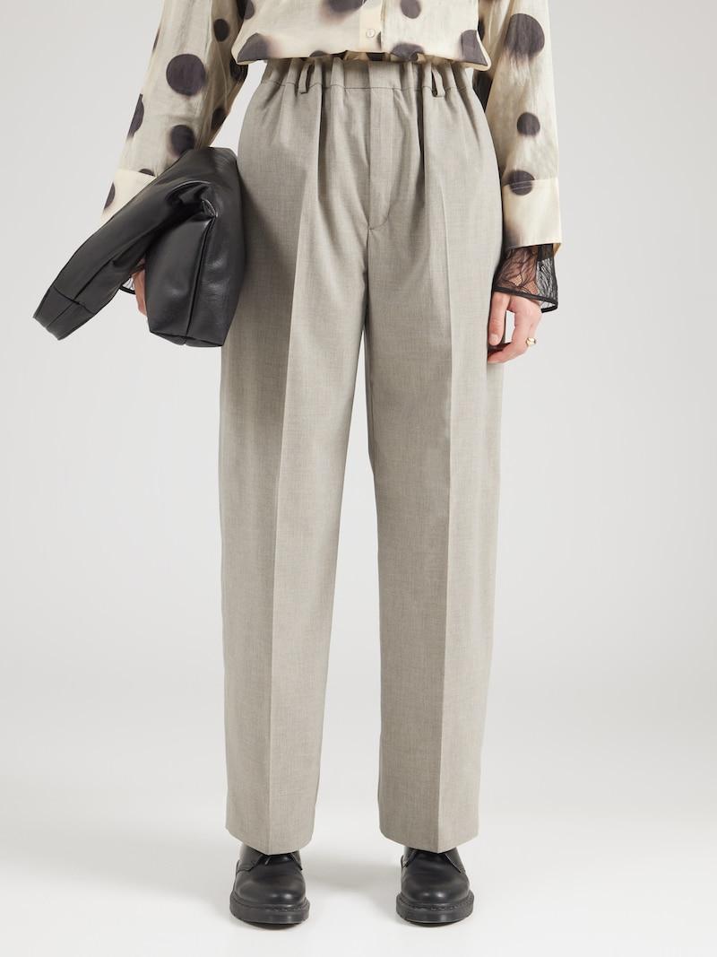 Sinned X About You Loosefit Pantalón De Pinzas 'RUSTLE 10' DRYKORN En Marrón Claro